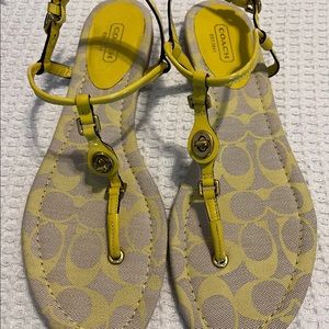 Coach Sandal, Yellow